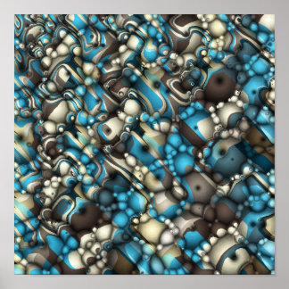 Poster Formas Macro Abstratas