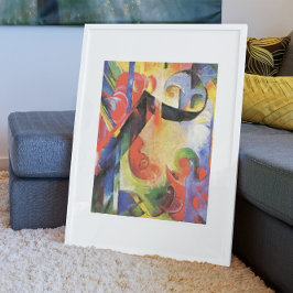 Poster Formas Quebradas por Franz Marc, Arte Abstrato Vin