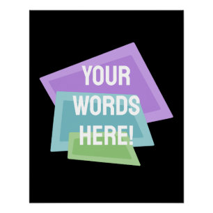 Póster Formas Retroativas Personalizadas