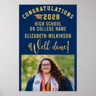 Poster Formatura com Foto Personalizada em Letra Negrito 