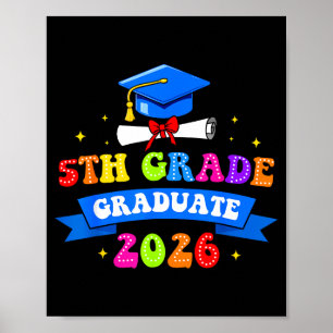 Poster formatura da 5ª série turma de 2026 graduada em 20