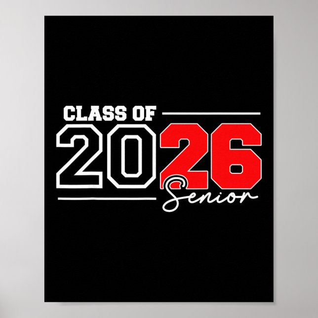 Poster Formatura da Turma de 2026 Graduado 2026 De Volta  (Frente)