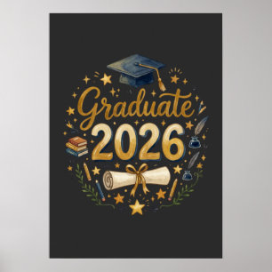 Poster Formatura Personalizada Turma de 2026 Família Pers