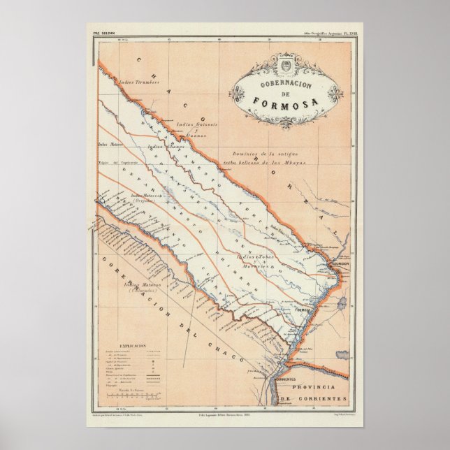 Póster Formosa, Argentina (Frente)