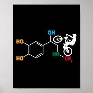 Poster Fórmula de Adrenalina de Bicicleta de Montanha Cic