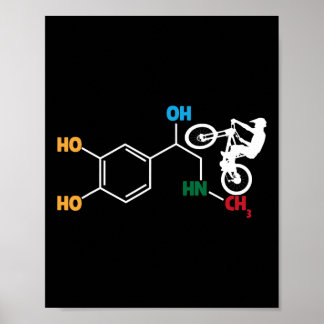 Poster Fórmula de Adrenalina de Bicicleta de Montanha Cic