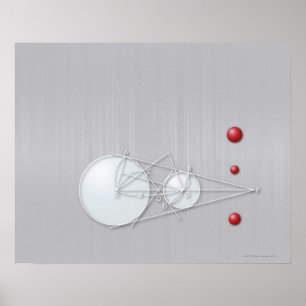 Poster Fórmula, gráfico, símbolos matemáticos 12