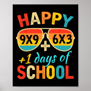 Poster Fórmula Matemática 100 Dias De Escola Professor De