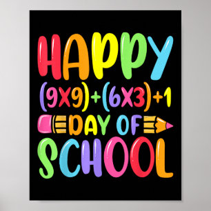 Poster Fórmula Matemática Feliz 100 Dias De Professora De