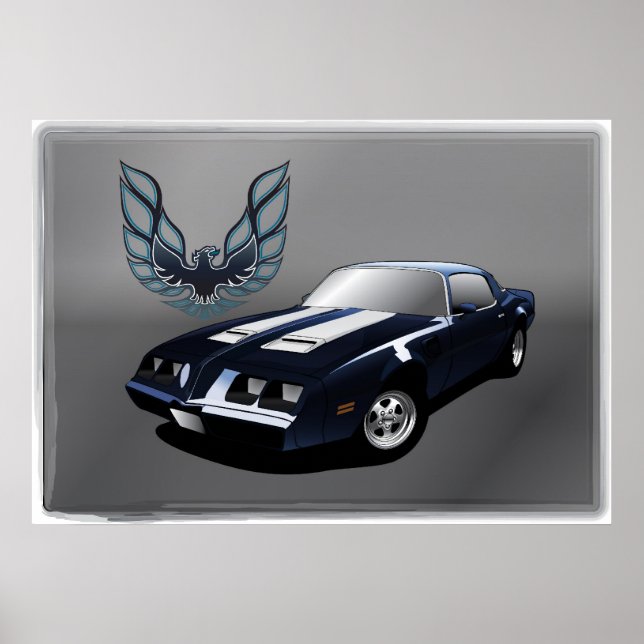 Poster Fórmula Pontiac Firebird (Frente)