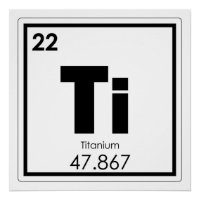 Fórmula química do elemento químico titânio fórmul