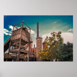 Poster Fornalha de Birmingham Sloss