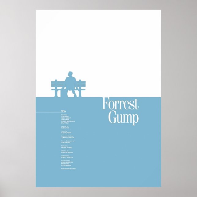 Poster Forrest Gump 1994 (Frente)