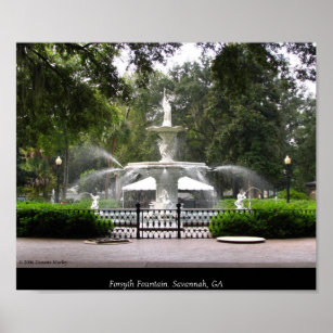 Poster Forsyth Fountain