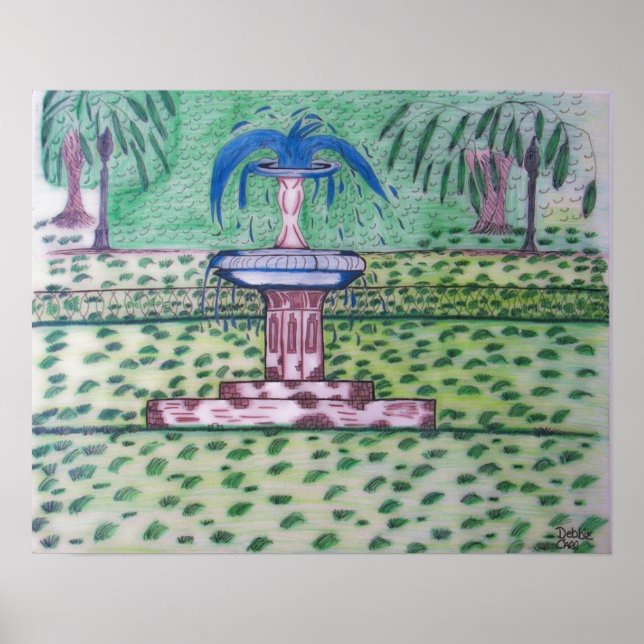 Póster Forsyth Park (Frente)