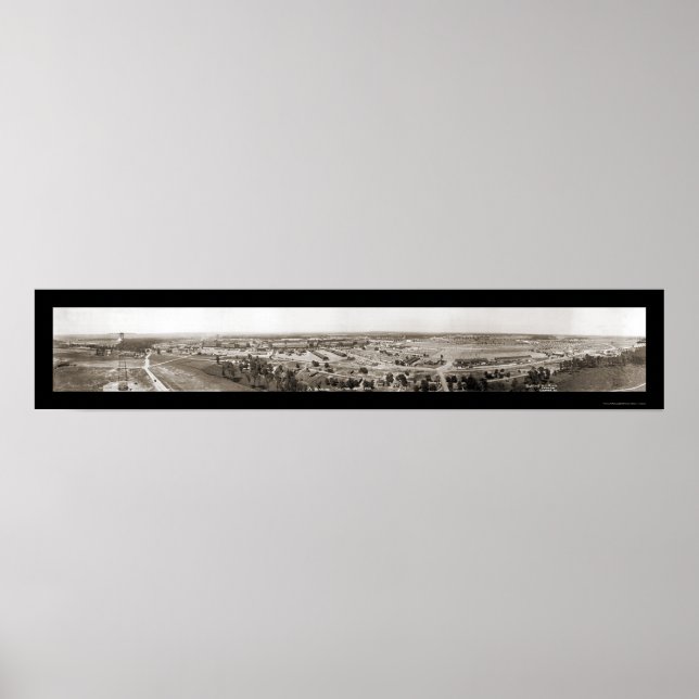 Poster Fort Benning Columbus Foto 1941 (Frente)