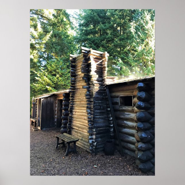 Poster Fort Clatsop, Astoria, Oregon (Frente)
