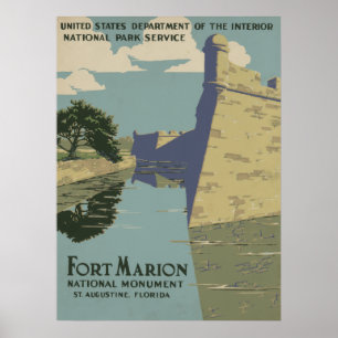 Poster Fort Marion National Monument
