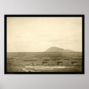 Poster Fort Meade com montículo SD 1888 do urso