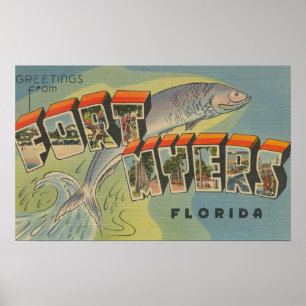 Póster Fort Myers, Florida - grandes cenas da letra