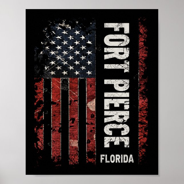 Poster Fort Pierce Florida (Frente)