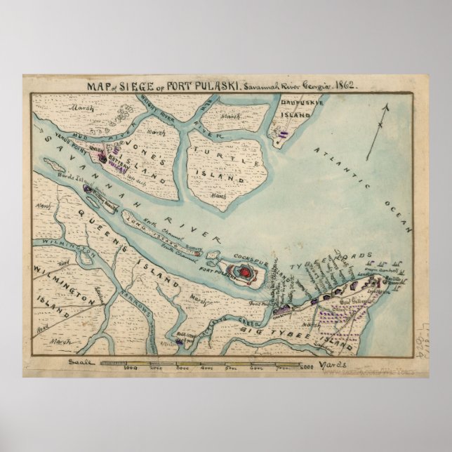 Póster Fort Pulaski (Frente)