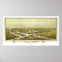 Poster Fort Reno Oklahoma Territory 1891 Lithograph
