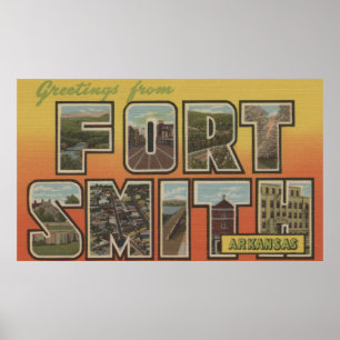 Póster Fort Smith, Arkansas - Grandes Cenas de Letra