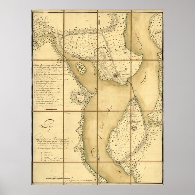 Poster Fort Ticonpeta (Frente)