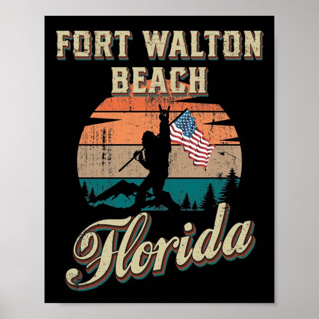 Poster Fort Walton Beach Florida (Frente)