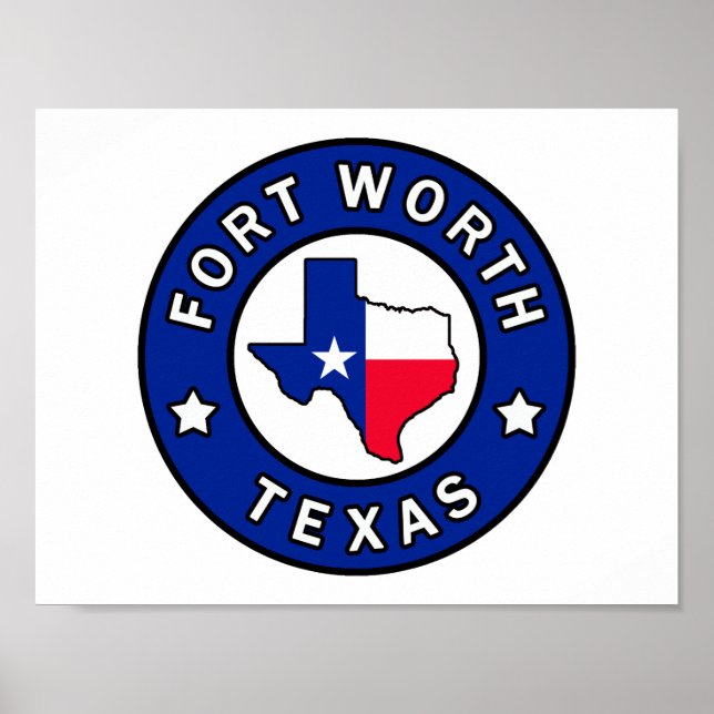 Poster Fort Worth Texas (Frente)