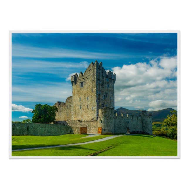 Póster Fortaleza Antiga de Killarney: Castelo de Ross (Frente)