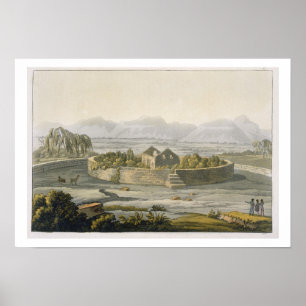 Poster Fortaleza circular de Cannar, Peru, de Le Costum