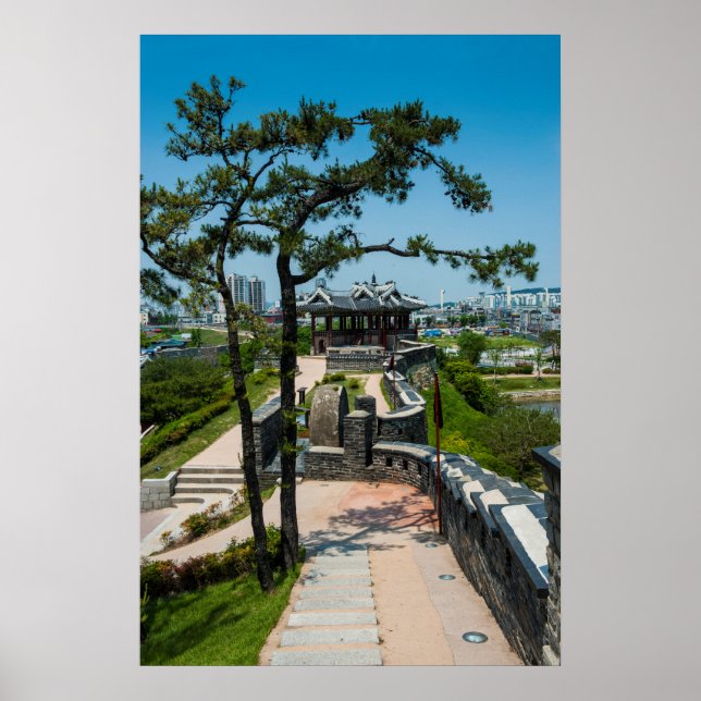 Poster Fortaleza De Suwon (Frente)