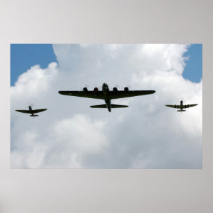 Póster Fortaleza do vôo B-17