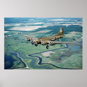 Póster Fortaleza do vôo B-17