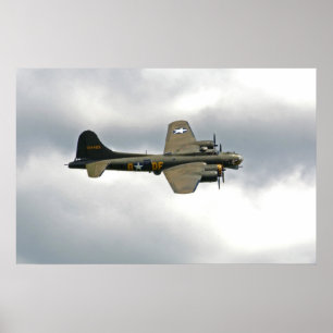 Póster Fortaleza do vôo B-17