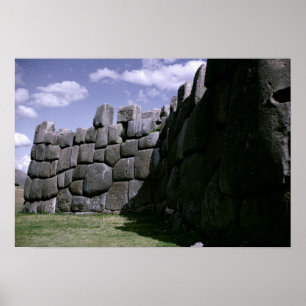 Póster Fortaleza Incan de Sacsahuman