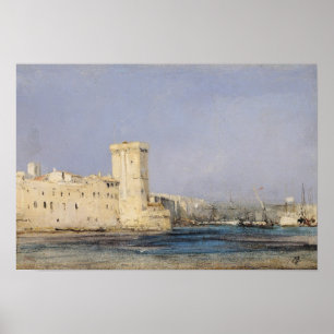 Póster Fortaleza marinha, século XIX