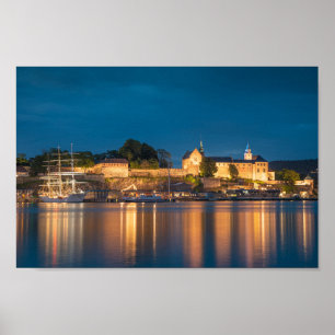 Poster Fortaleza Norway Oslo Akerhus
