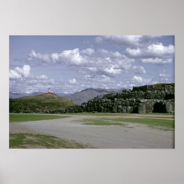 Póster Fortaleza Sacsahuman incca (Frente)