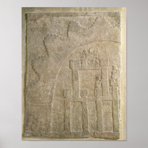 Póster Fortaleza sob o cerco, de Nimrud, Iraque