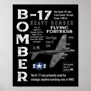 Poster Fortaleza Voadora B17
