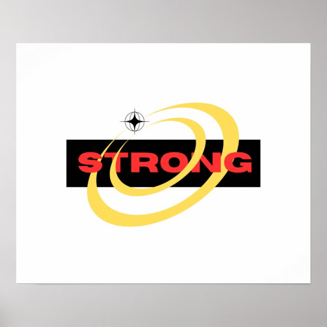 Poster Forte – A Força Começa Dentro (Frente)