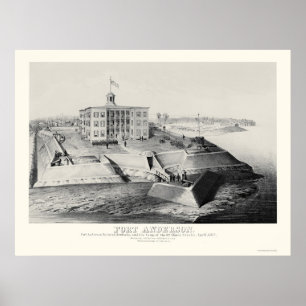 Poster Forte Anderson em Paducah, KY 1862