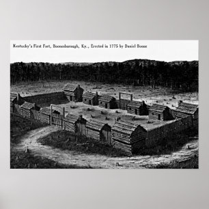 Póster Forte Boonesborough, Kentucky