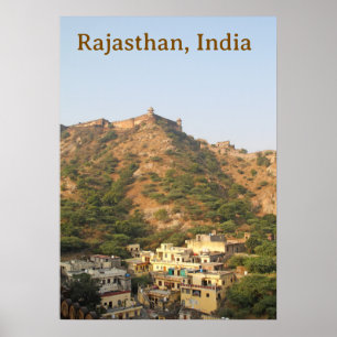 Poster Forte de Jaigarh perto de Jaipur, Rajasthan, Índia