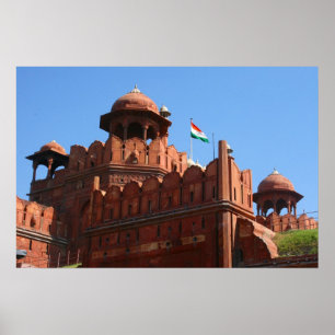 Poster Forte delhi vermelho