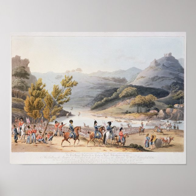 Poster Forte do rio Mondego, gravado por C. (Frente)