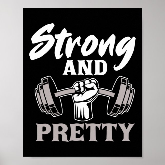 Poster Forte E Bonito Malhação De Gym (Frente)